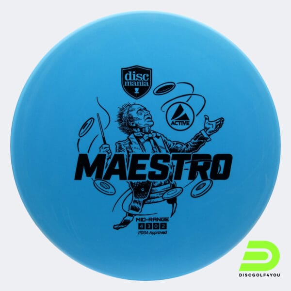 Discmania Maestro in Active Plastik in blau