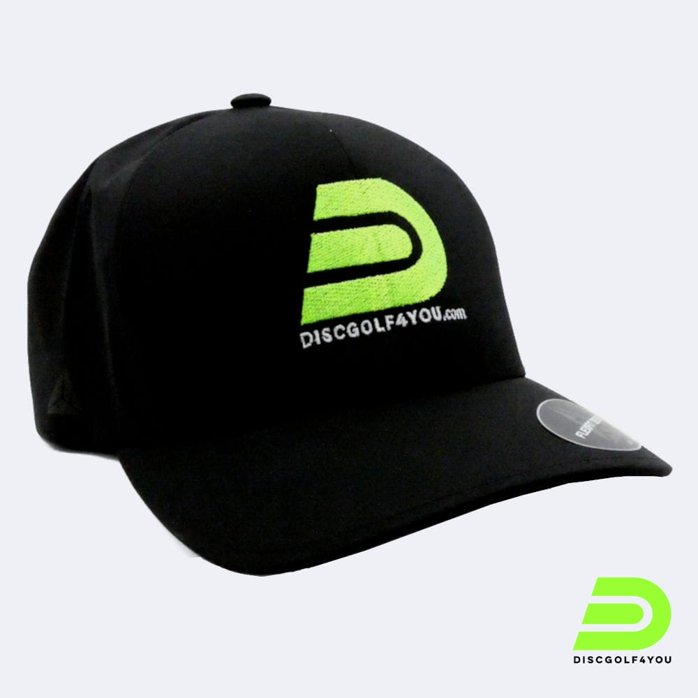 Discgolf4you Kappe von Discgolf4you aus Flexfit delta in schwarz Profil