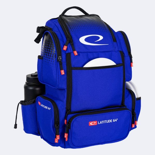 Latitude 64° Luxury Bag blau von vorne Tasche geöffnet