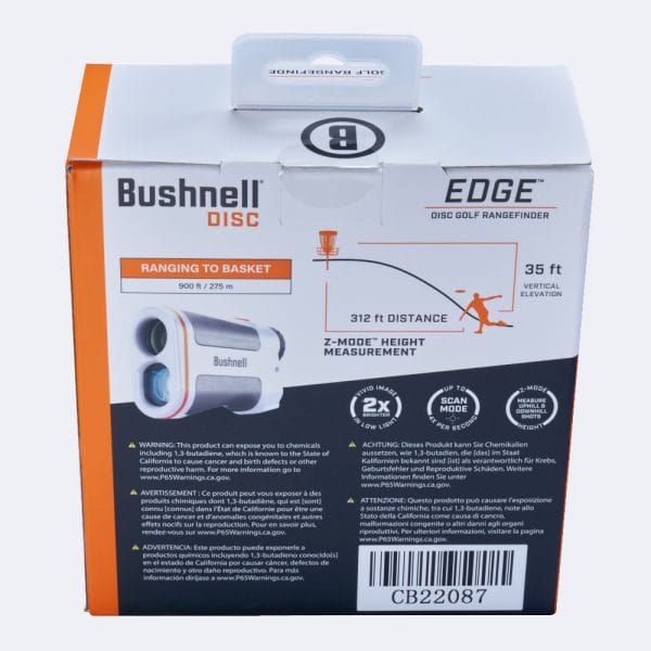 Bushnell Edge Rangefinder Verpackung hinten