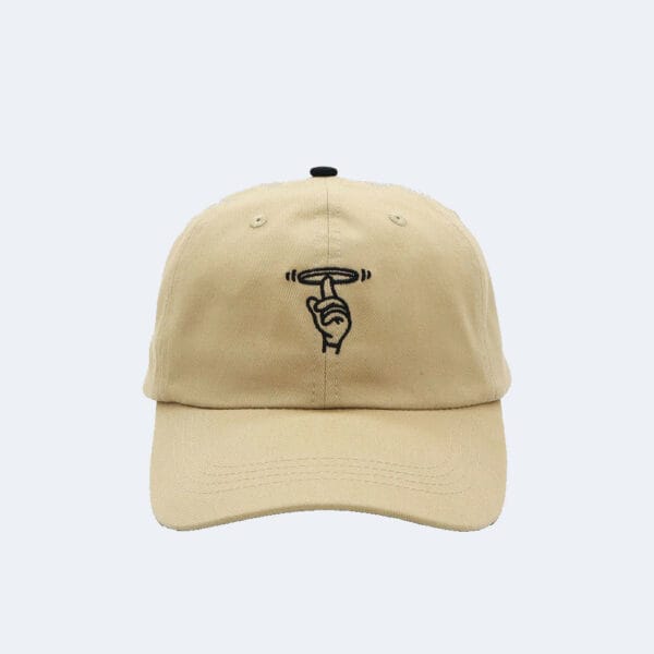 Flying plate baseball cap braun