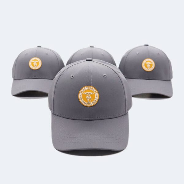 Flying plate baseball cap grey