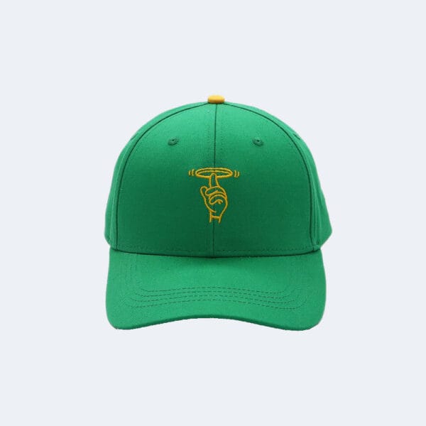 Flying plate baseball cap green