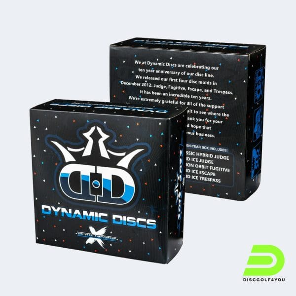 Dynamic Discs 10 Year Anniversary Box