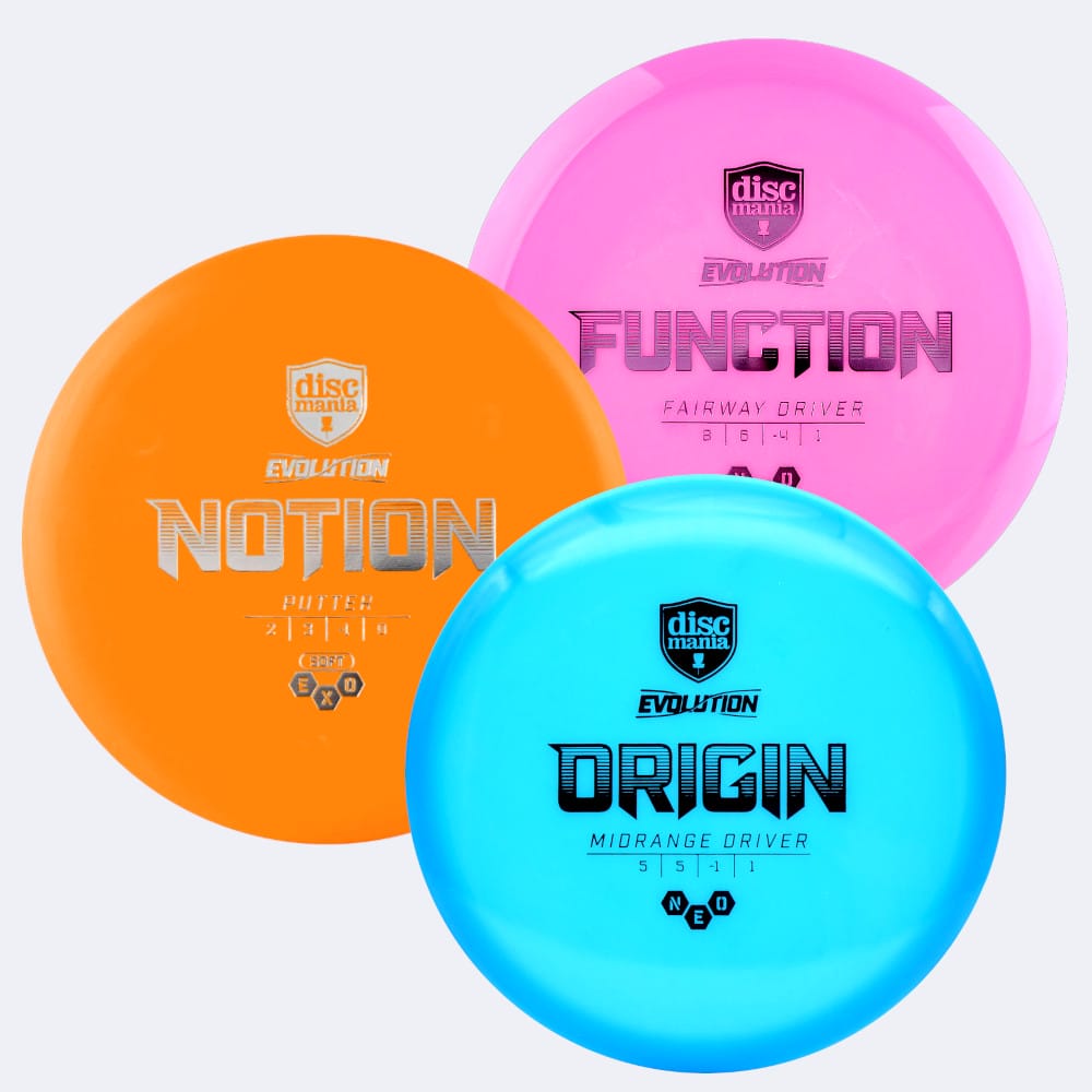 discmania-evolution-starterset-eigen Discmania Evolution Starterset