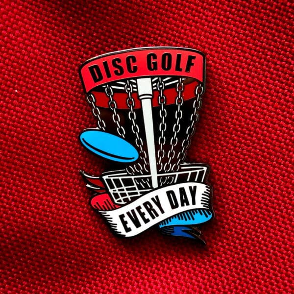 Discgolfpin Disc Golf every day rot