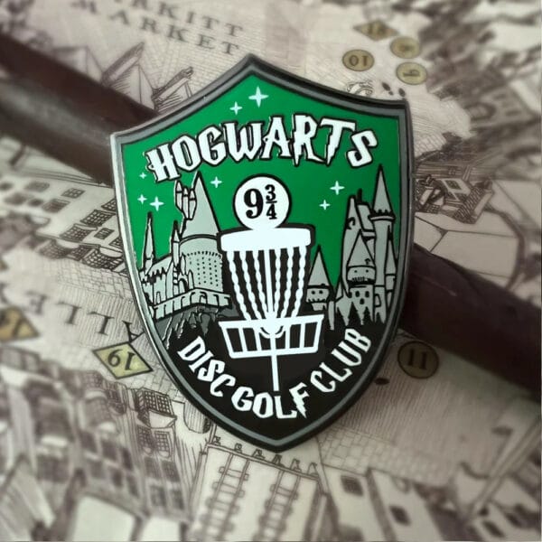 Discgolfpin Hogwarts Slytherin