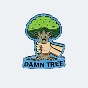 BounceBack Disc Golf Pin Damn Tree