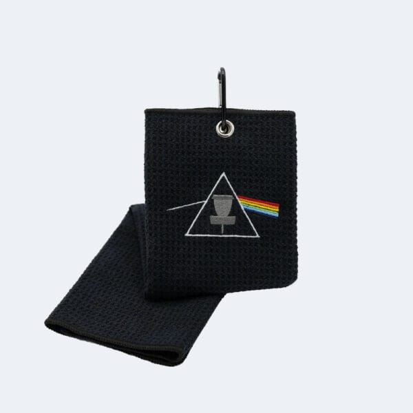 BounceBack Disc Golf Towel Dark side of the basket