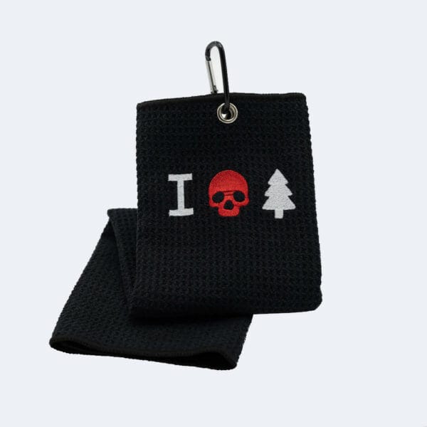 BounceBack Disc Golf Towel I hate trees