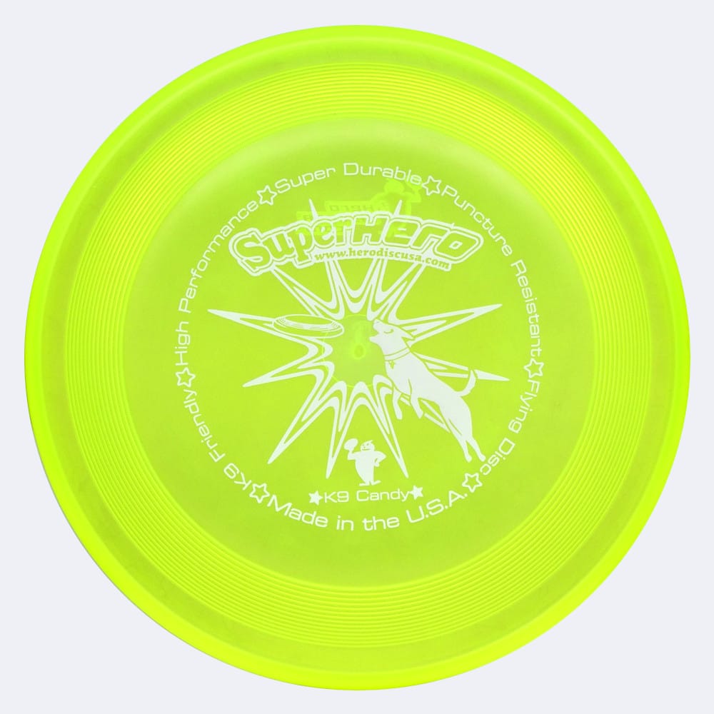 Herodiscs Superhero Superdog gelb