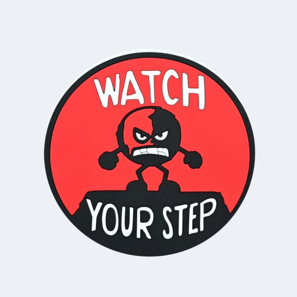 BounceBack Disc Golf Marker watch your step