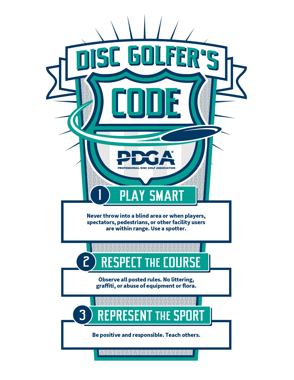 10 most important rules on the discgolf course