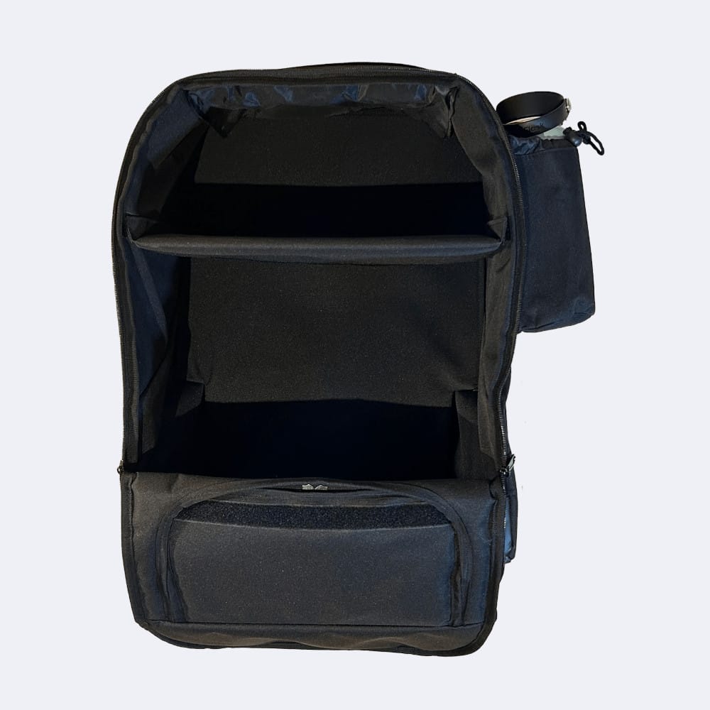 Airbaxx Revolution Rollernbag vorne offen Kofferfunktion
