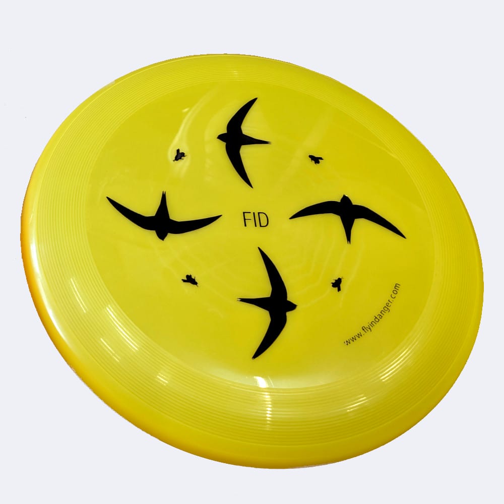 Wham-o Double Disc Court Scheibe Fly in Danger gelb