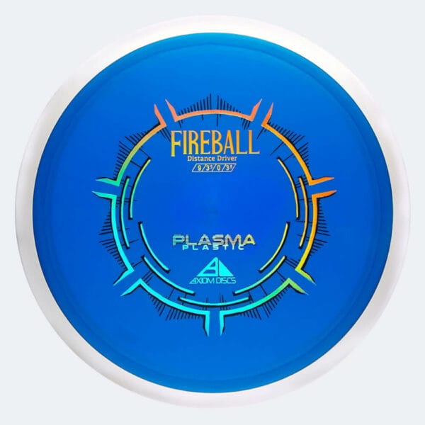 Axiom Fireball in blue, plasma plastic