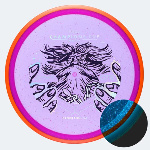 Axiom Hex - OTB Open in rosa, im Particle Glow Proton Kunststoff und glow Spezialeffekt