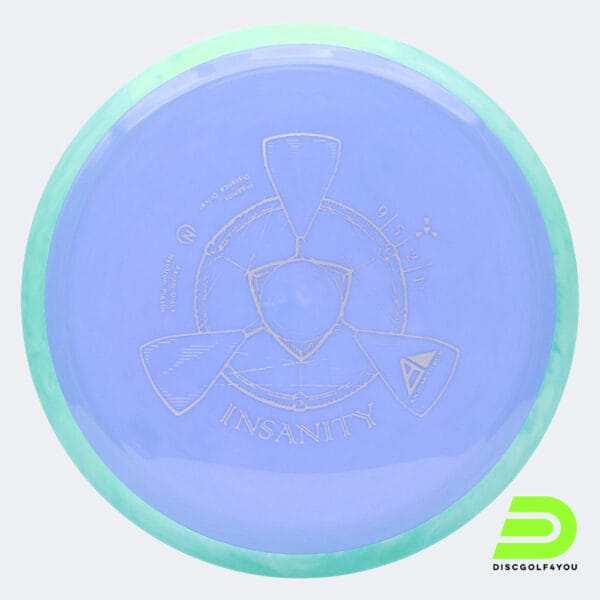 Axiom Insanity in blue, neutron plastic