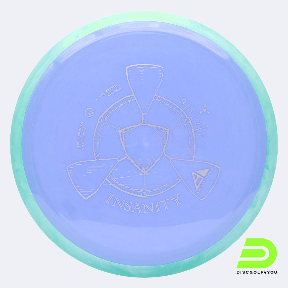 Axiom Insanity in blue, neutron plastic