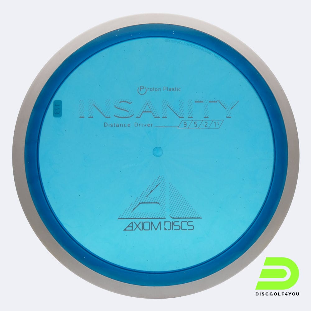 Axiom Insanity in blue, proton plastic