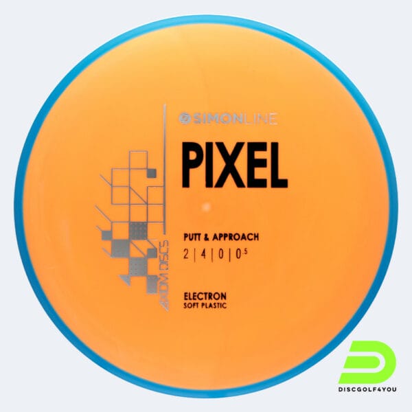 Axiom Pixel in orange, im Electron Soft Kunststoff und ohne Spezialeffekt