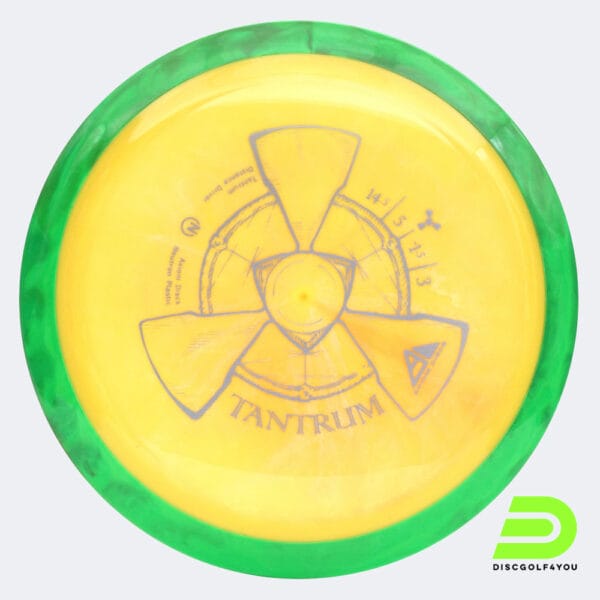 Axiom Tantrum in yellow, neutron plastic