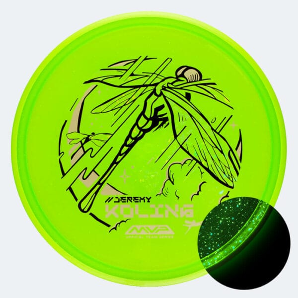 Axiom Tempo Jeremy Koling Team Series in light-green, particle glow proton plastic and glow effect