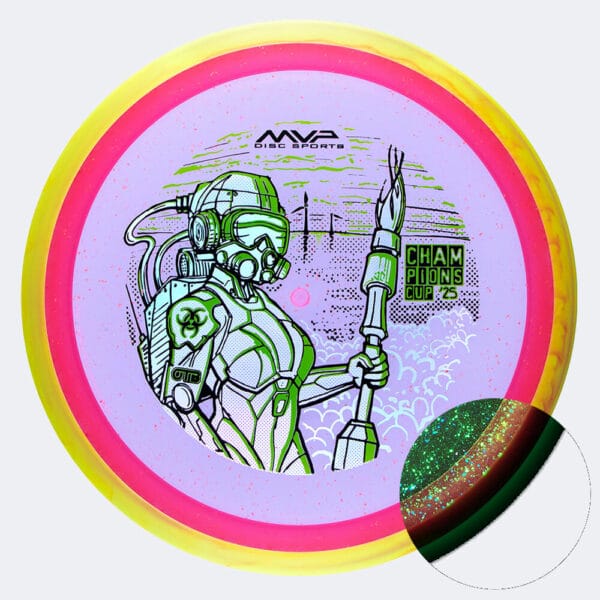 Axiom Virus OTB Open in pink, particle glow proton plastic and glow effect