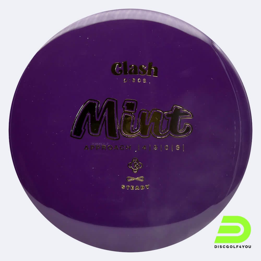 Clash Discs Mint in violett, im Steady Kunststoff und ohne Spezialeffekt
