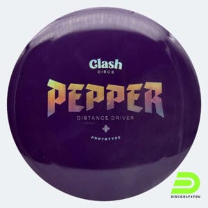 Clash Discs Pepper in purple, steady plastic