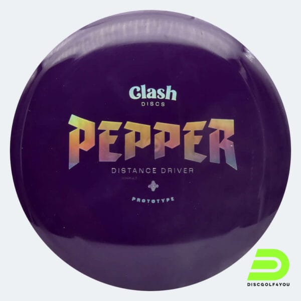 Clash Discs Pepper in violett, im Steady Kunststoff und ohne Spezialeffekt