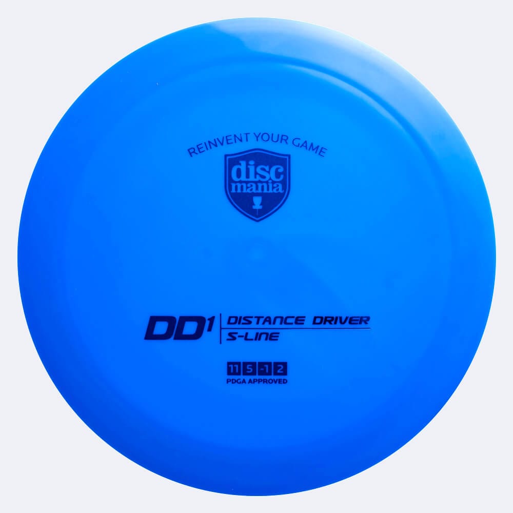 Discmania DD1 in blau, im S-Line Kunststoff und ohne Spezialeffekt