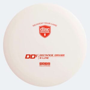 Discmania DD1 in weiss, im S-Line Kunststoff und ohne Spezialeffekt