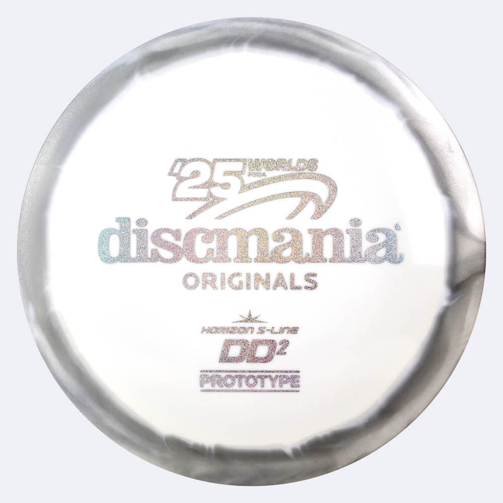 Discmania DD2 Worlds Fundraiser in silver, s-line horizon plastic