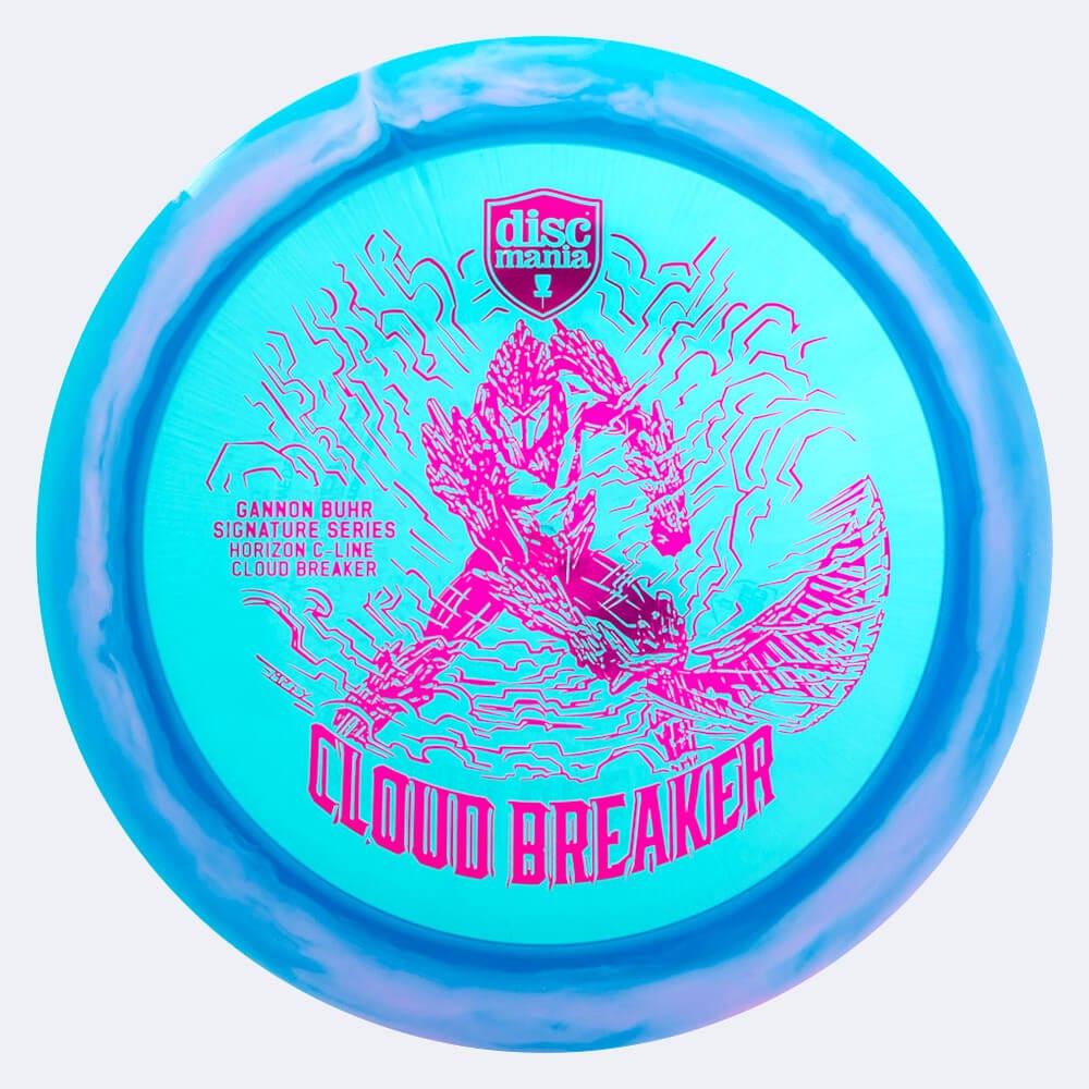 Discmania Cloud Breaker DD3 Gannon Buhr Signature Series in blau, im Horizon C-Line Kunststoff und ohne Spezialeffekt