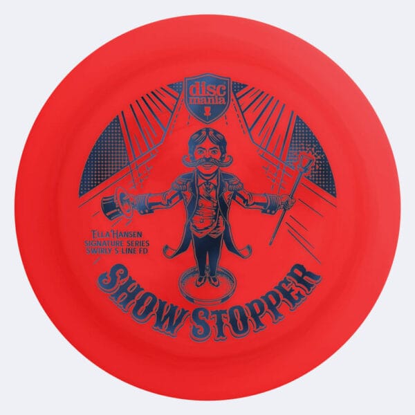 Discmania FD - Show Stopper Ella Hansen Signature Series in rot, im Swirl S-line Kunststoff und burst Spezialeffekt