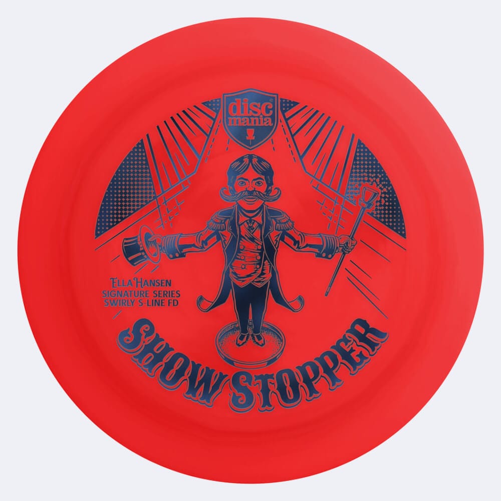 Discmania FD - Show Stopper Ella Hansen Signature Series in rot, im Swirl S-line Kunststoff und burst Spezialeffekt