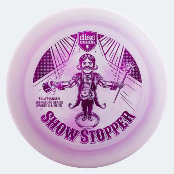 Discmania FD - Show Stopper Ella Hansen Signature Series in violett, im Swirl S-line Kunststoff und burst Spezialeffekt