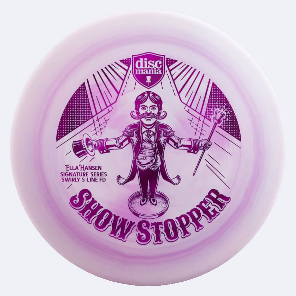 Discmania FD - Show Stopper Ella Hansen Signature Series in violett, im Swirl S-line Kunststoff und burst Spezialeffekt