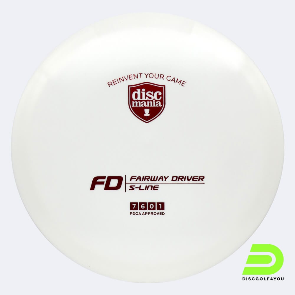 Discmania FD in weiss, im S-Line Kunststoff und ohne Spezialeffekt
