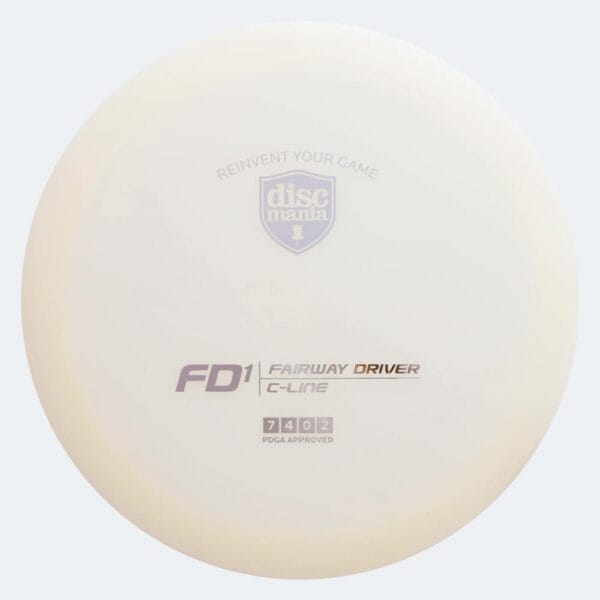 Discmania FD1 in weiss, im C-Line Kunststoff und ohne Spezialeffekt