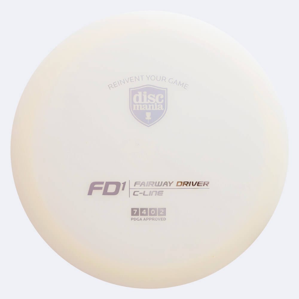 Discmania FD1 in weiss, im C-Line Kunststoff und ohne Spezialeffekt