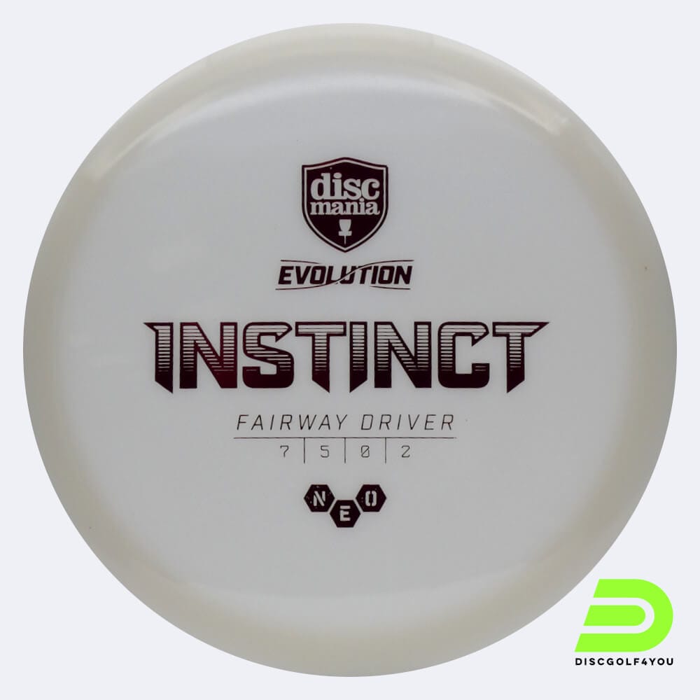 Discmania Instinct in white, neo plastic