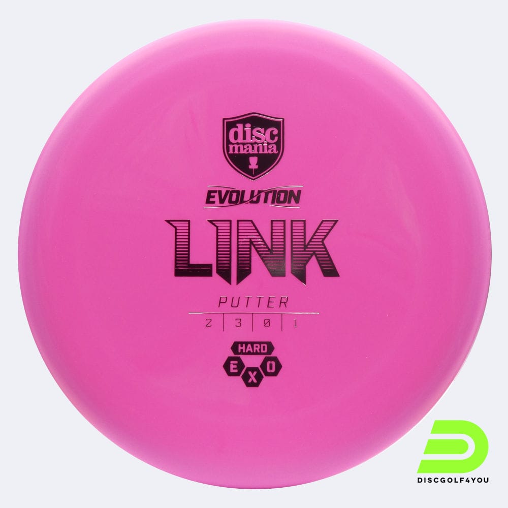 Discmania Link in rosa, im Exo Hard Kunststoff und ohne Spezialeffekt