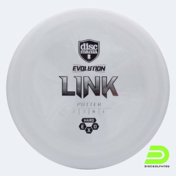 Discmania Link in weiss, im Exo Hard Kunststoff und ohne Spezialeffekt