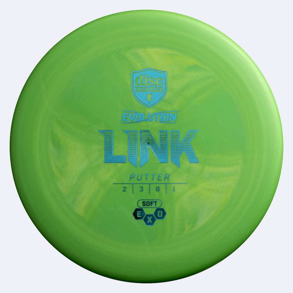 Discmania Link in grün, im Exo Soft Kunststoff und ohne Spezialeffekt
