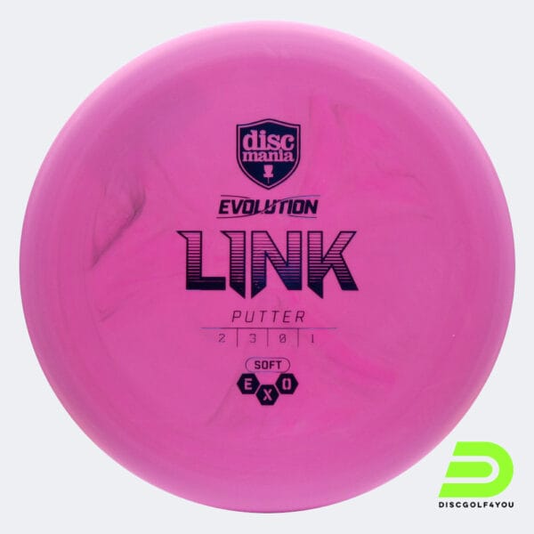 Discmania Link in pink, exo soft plastic