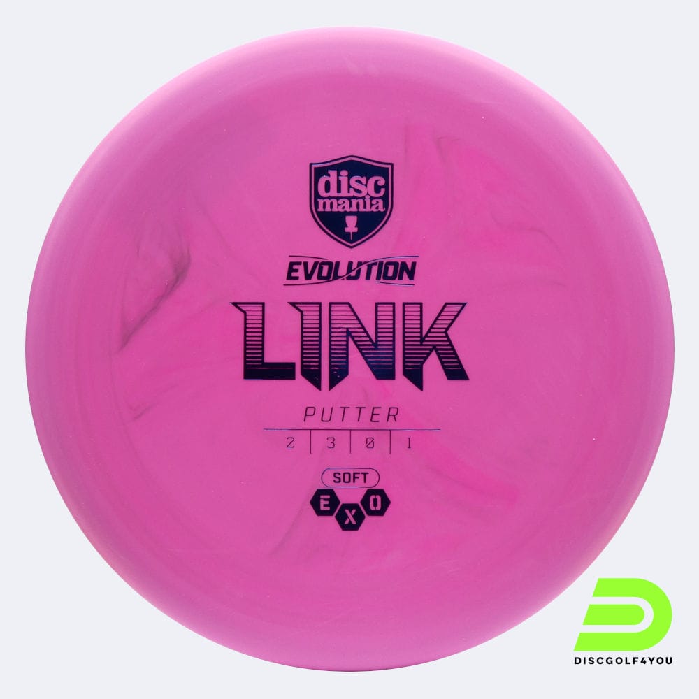 Discmania Link in pink, exo soft plastic