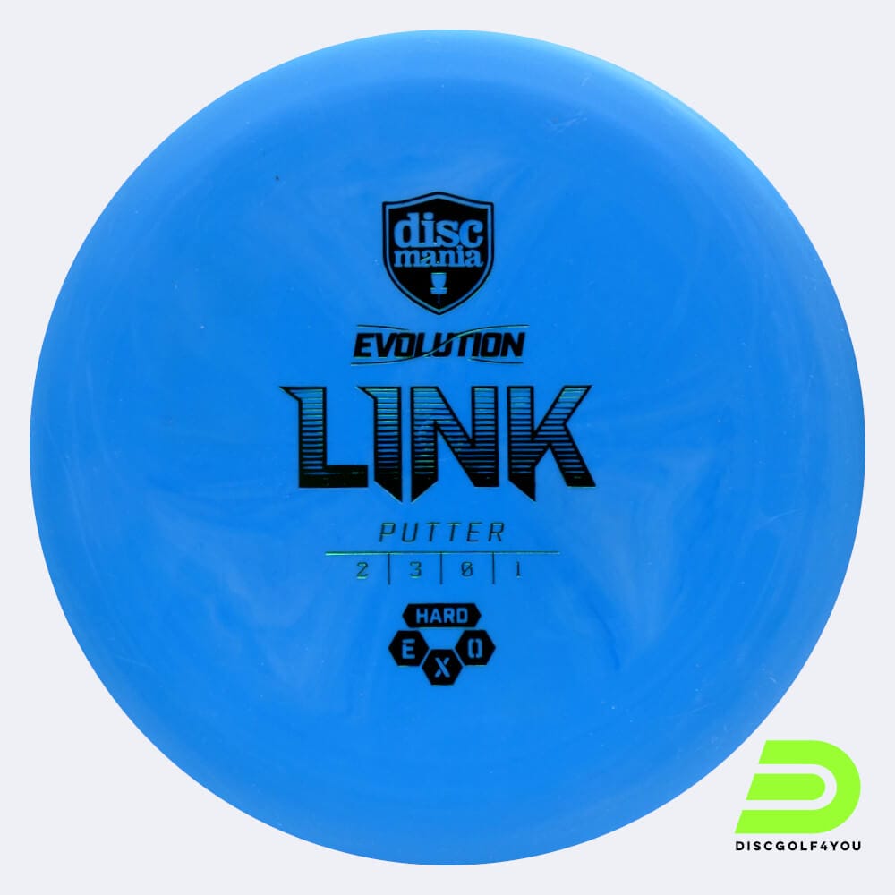 Discmania Link in blau, im Exo Hard Kunststoff und ohne Spezialeffekt