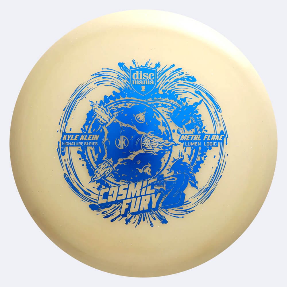 Discmania Logic Cosmic Fury Kyle Klein Signature Series in blau, im Metal Flake Lumen Kunststoff und ohne Spezialeffekt